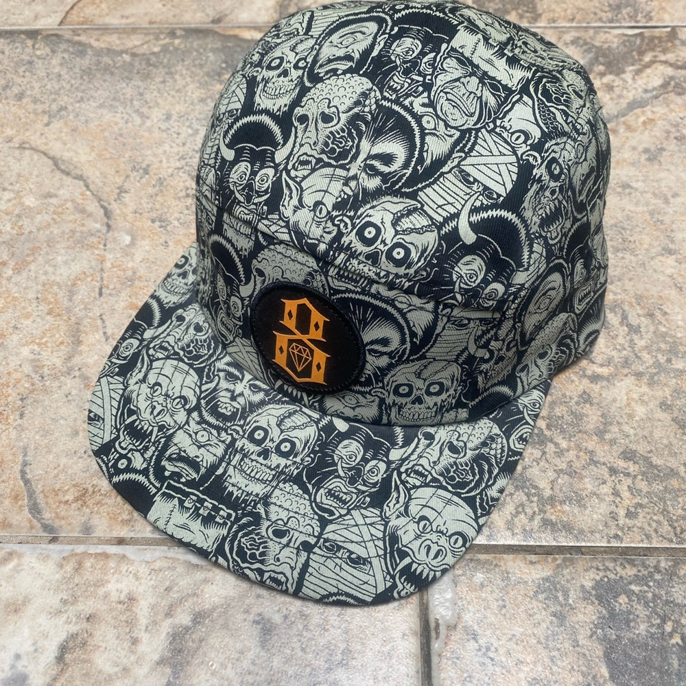 Rebel 8 Monsters Graphic Cap NWOT